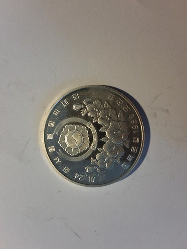 Olympia 1988 silbermünze - silbermünze, 5000