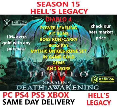 Diablo season power level - 4,