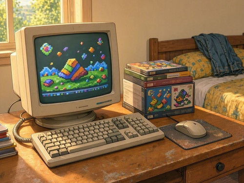 Retro spiele der 90er - retro, pc