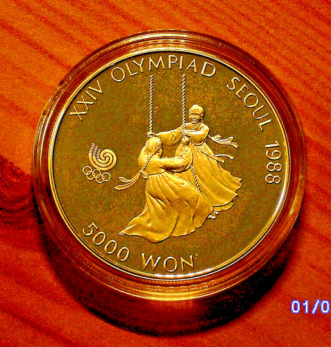 Seoul 5000 won 1987 - seoul--,