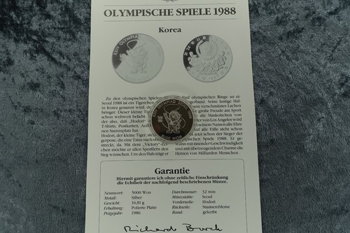 Korea 5000 won 1988 - won,