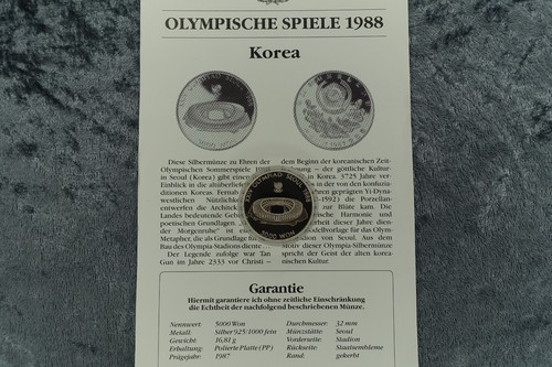 Korea 5000 won - 1988,